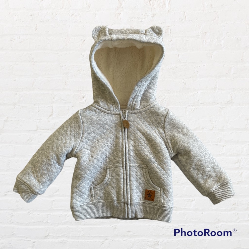 Carter’s zip-up hoodie with “ears”, like new